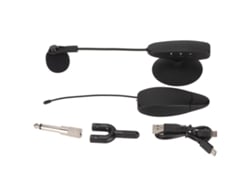 Micrófono Inalámbrico Omnidireccional Uhf Para Instrumentos De Viento, Cuerda Y Guitarra, Con Clip Y Cancelación De Ruido.