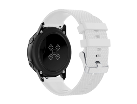 Correa de Silicona 20mm para Samsung Galaxy Watch Active SM-R500 - blanco