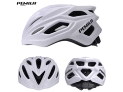 Casco de ciclismo, equipo de carreras de montaña, capa de protección de seguridad Mdug (v 135 blanco, talla L)