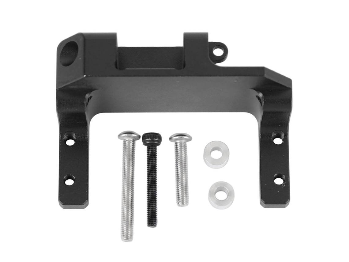 Soporte De Servo En El Eje Para Scx10 Iii Ar45p Eje Portal Tercera Generación 1/10 Rc Crawler Piezas De Mejora Aluminio Negro