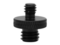 Adaptador de rosca macho de 1/4 de pulgada a macho de 3/8 de pulgada para trípode, adaptador de rosca metálica
