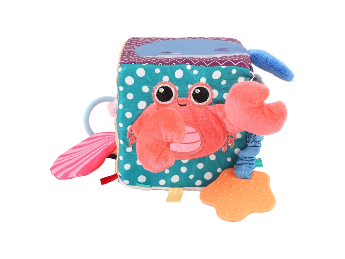 Cubo Suave Para Bebé - Bloque De Descubrimiento Y Actividad De Tela, Juguete De Tejido Para Niños Pequeños