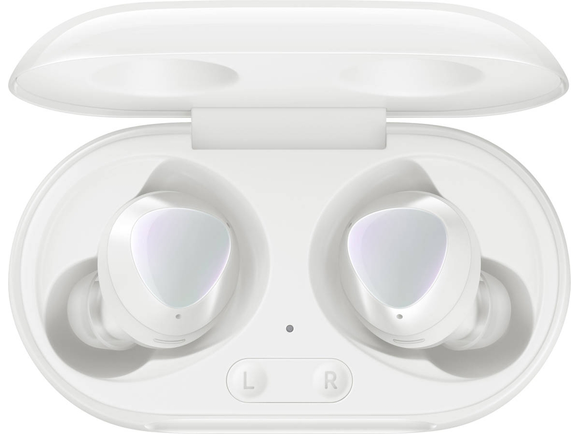 Auriculares Bluetooth True Wireless SAMSUNG Buds+ (In Ear - Micrófono - Blanco)