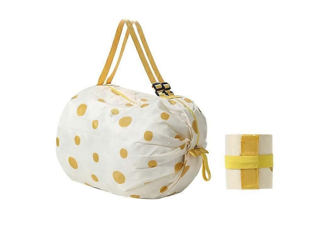 Bolsa de playa con bolsas de compra ligeras, bolsa de transporte plegable de nailon en color negro. GOKOCO