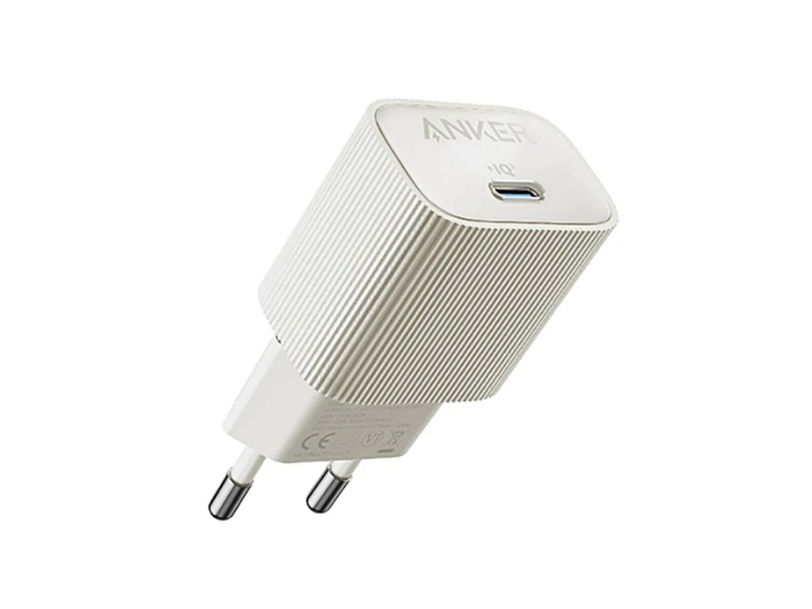 Cargador de Pared ANKER A2337G21 (Blanco - USB-C x 1)