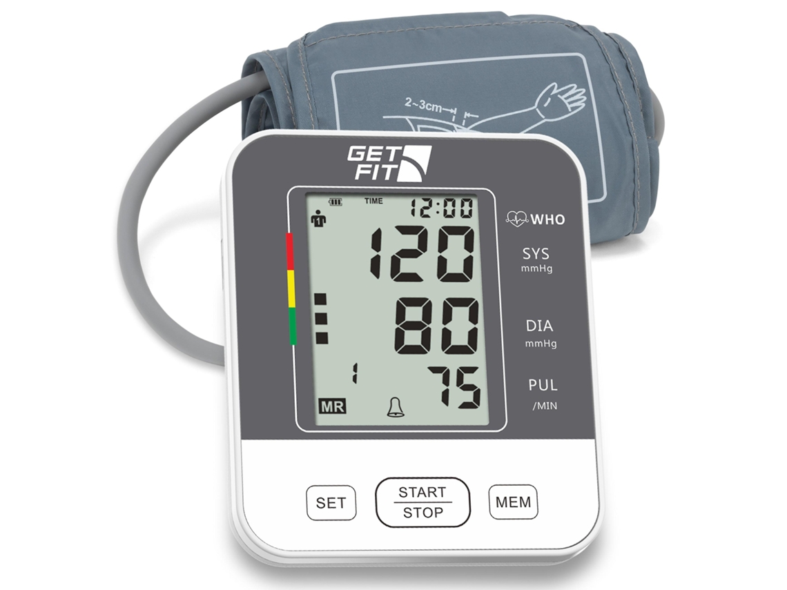 Monitor de presión arterial doméstico con brazalete ajustable y pantalla LCD, monitor de frecuencia cardíaca Ly Ebike