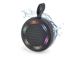 Altavoz de ducha Yizhood con Bluetooth, resistente al agua, manos libres, portátil, con luz LED, estéreo inalámbrico