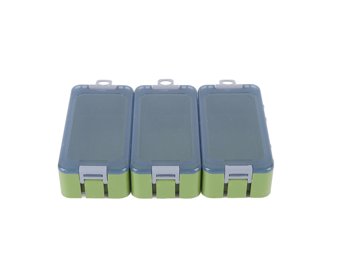 Danu26-caja De Pesca Luminosa Resistente Al Agua Portátil Organizador De Anzuelos Mini Caja De Herramientas Verde