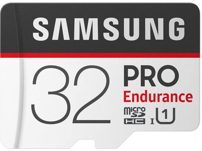 Tarjeta de memoria Micro SDHC SAMSUNG Pro Endurance - MB-MJ32GA (32 GB, Clase 10 - UHS-I, Con adaptador SD)