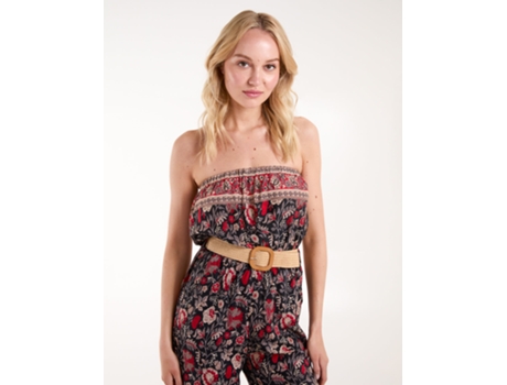 Mono de Mujer BLUE VANILLA Belted Bandeau Viscosa Rojo (12)