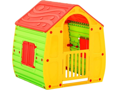 vidaXL Casita de juegos para niños 102x90x109 cm