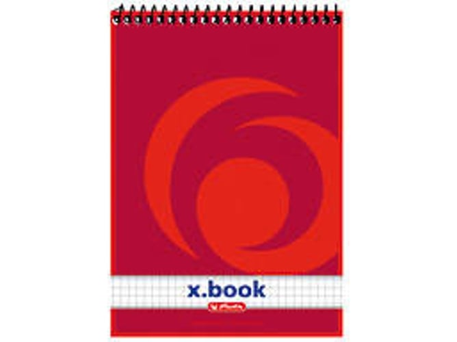 Cuarderno HERLITZ 00110536 (Rojo - A5 - Cuadriculado - 21x15x2cm)