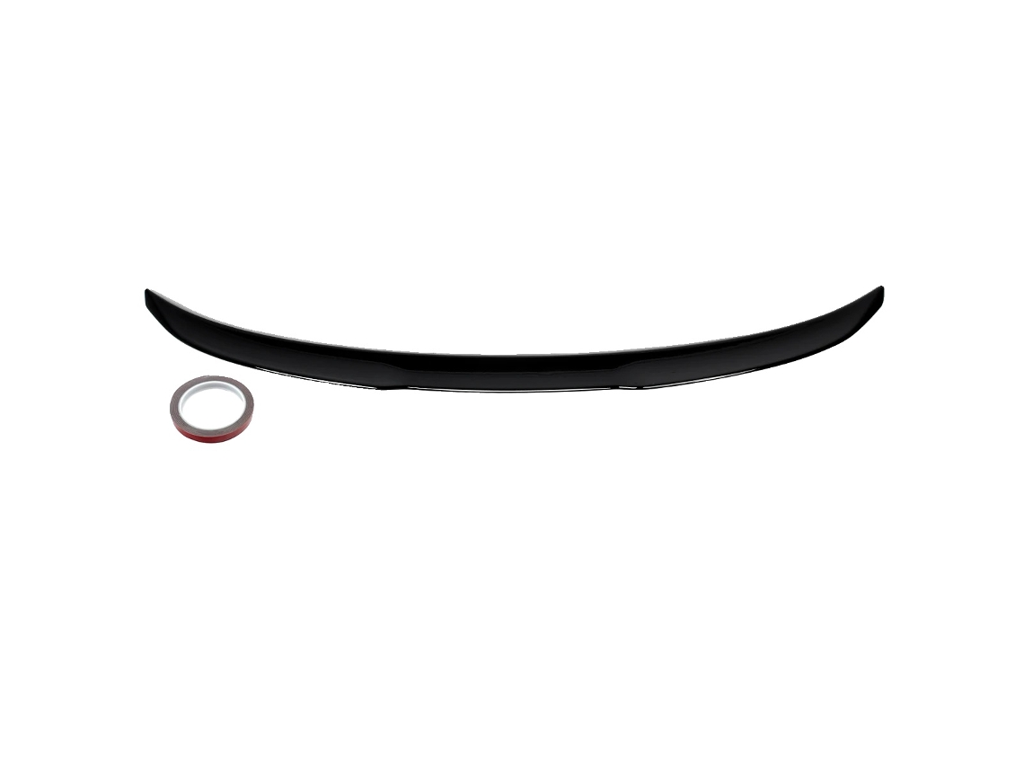 Alerón trasero, material ABS duradero, estética mejorada, negro brillante OEM
