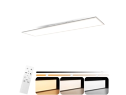 Zmh Plafón Led Salón Blanco Plafón Regulable Con Mando A Distancia Oficina