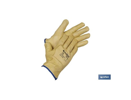 Blister guantes vacuno extra c/borreguito t-8 caja 12 unid.