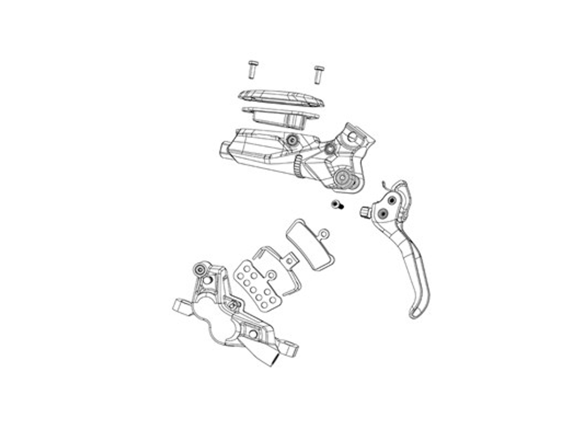 Kit Piston SRAM Kit Pistones Pinza Level Ultimate Tlm B1 Force Etap Axs