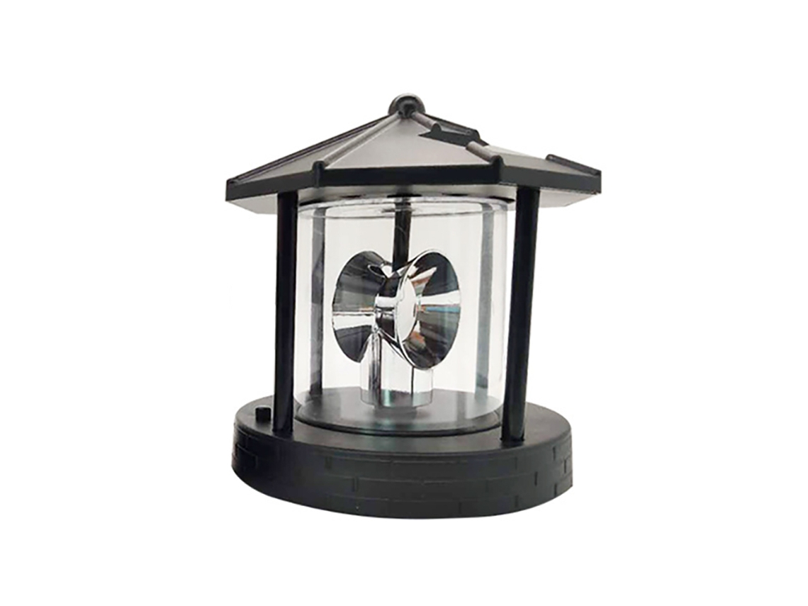 Baliza LED giratoria con energía solar 2026 para paisajismo decorativo exterior, ahorro de energía.
