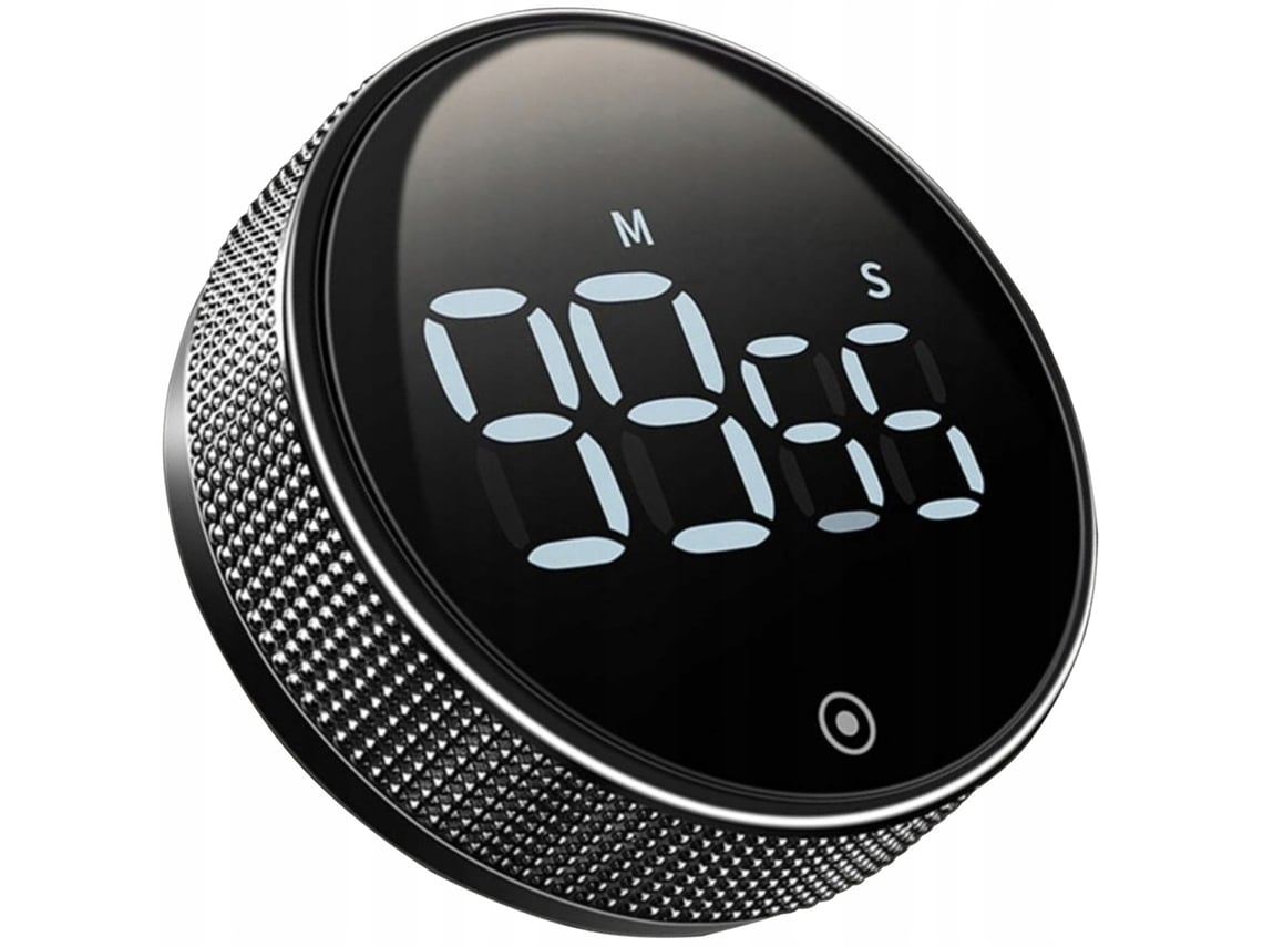 Timer Digital Con Luz Led Para Cocina, Funciones Cuenta Atrás Y Alarma, Compacto