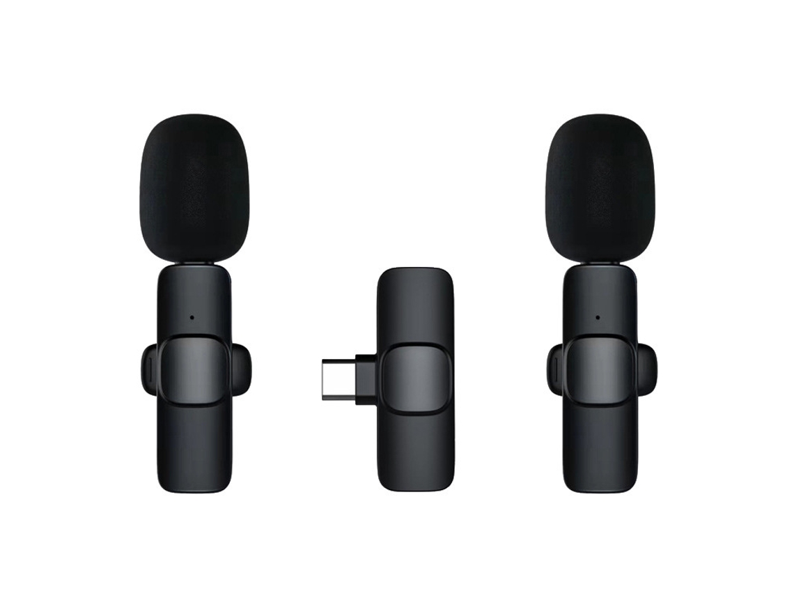 Micrófonos De Solapa Inalámbricos Chrui Micrófono Dual M22 (tipo C)