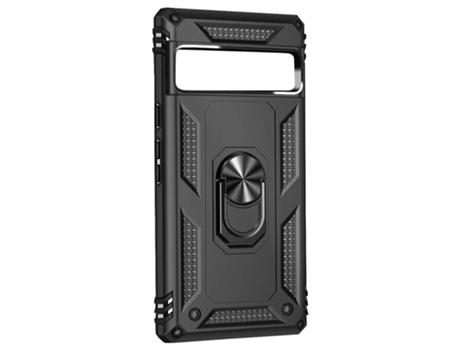 Carcasa para Google Pixel 7a Antigolpes Bimaterial Anillo Soporte Vídeo Negro AVIZAR