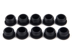 Paquete De 10 Tapones Sellado Caucho Silicona Negro 2 5 A () 14 Mm, Resistente, Suave, Corrosión