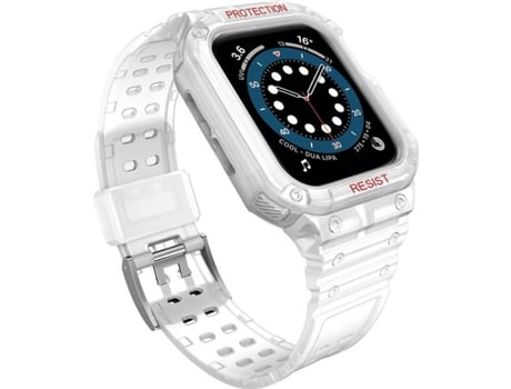 Funda Apple Watch Series 7/6/5/4/3/2/Se LMOBILE (Blanco)