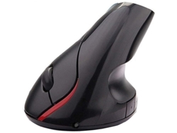 Ratón Vertical Inalámbrico Ergonómico Con Diseño Para Aliviar La Fatiga De La Mano Y La Muñeca (negro)