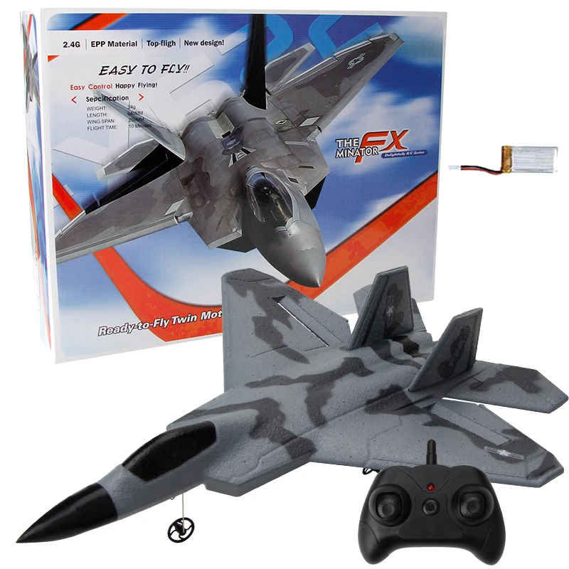 Avión Teledirigido 2.4g, Planeador Modelo De Avión De Combate Teledirigido