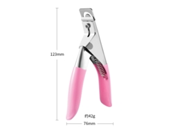 Cortaúñas y herramientas de manicura, bolsa rosa fina