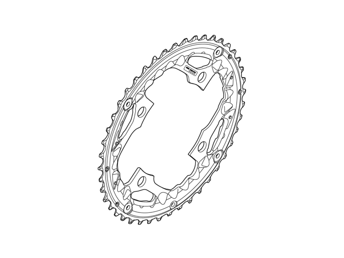 Bandejas SHIMANO fc-t521 44T