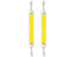 Paquete De 2 Bombillas Led Regulables R7s De 10 W Y 118 Mm, Luz Blanca Cálida De 300 W...