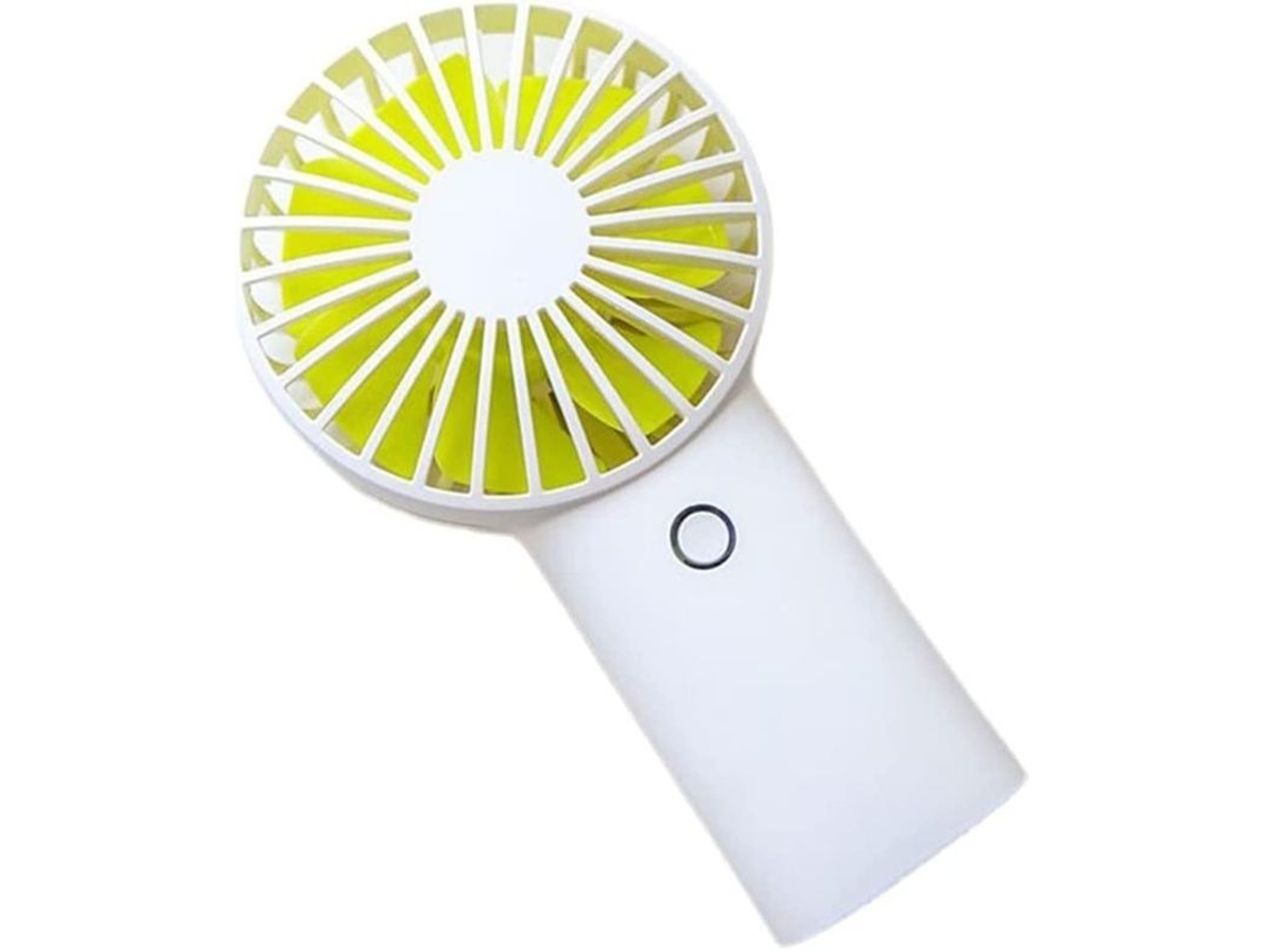 Ventilador Portátil De Mano De 4000 Mah, Mini Refrigerador Recargable Por Usb, Pequeño Y Personal (blanco, 1 Unidad)