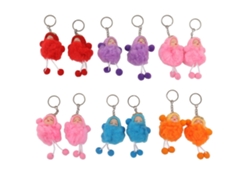 Chaveiro De Boneca Pelúcia Fofo 12pcs Decorativo Para Bolsa Mochila Presente