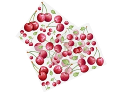 Pegatinas Pared Cerezas 2 Piezas 30x20 Papel Pintado Pvc Removible Decoración Diy Estar Habitaciones Niños