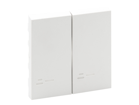 Nl-Step Tecla Doble con Visor Blanco