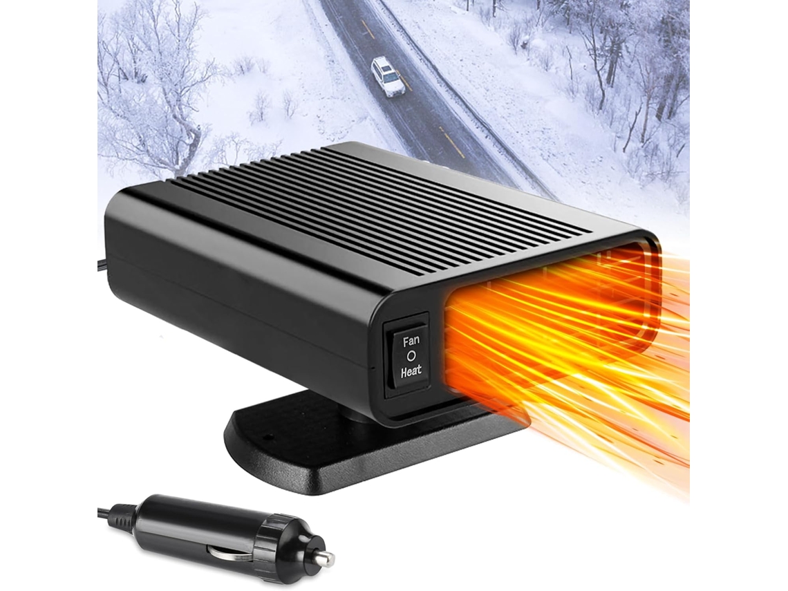 Calentador De Coche, 12 V, Encendedor De Cigarrillos, 150 W, Antivaho, Desempañador De Parabrisas, 2 En 1 Chrui