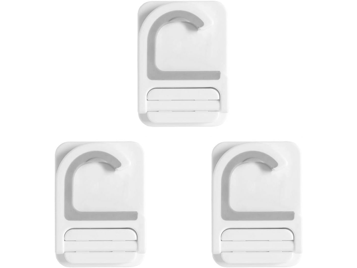 Soporte Pared 3 Piezas Escobas Gancho Escoba Fregona Requiere Taladrar Juego Prácticos Clips Paraguas No