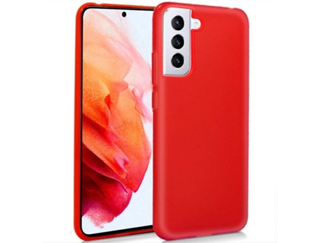 Funda para Samsung Galaxy S21 COOL Silicona Rojo