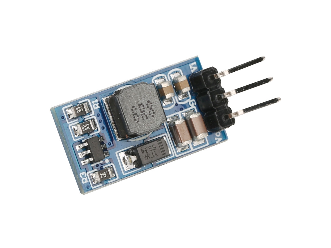 Convertidor elevador de CC Nd0412sa de 2 módulos y 7 W con pin de 12 V para LED/motor (2,6-5,5 V a 5/6/9/12 V)