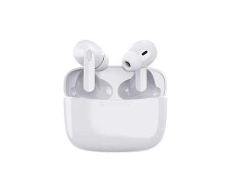 Auriculares Bluetooth True Wireless OHPA Ej In Ear Micrófono Blanco