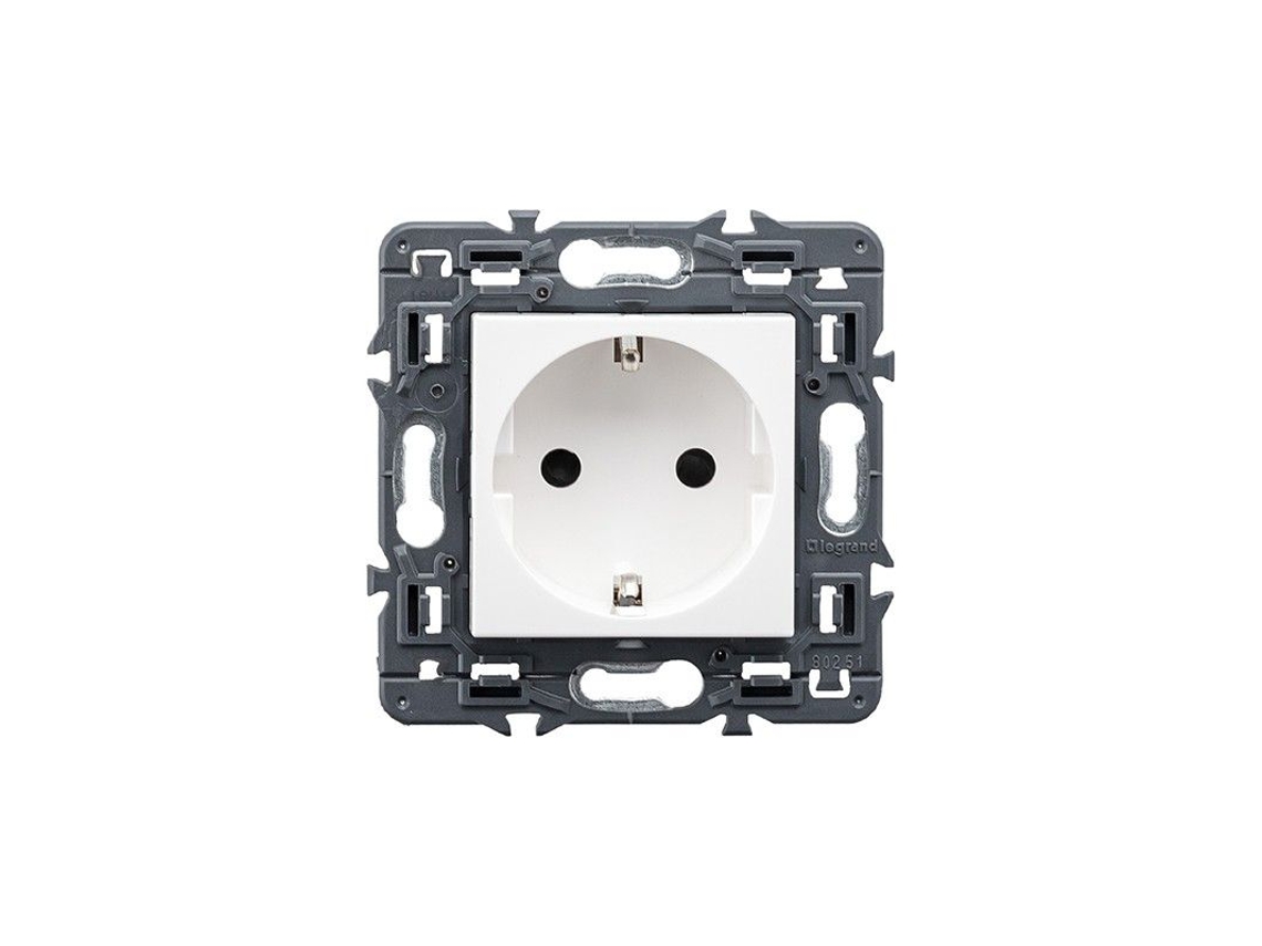 Base De Enchufe 2ptt Valena Next 16a Sin Tornillo Blanco Legrand 741221