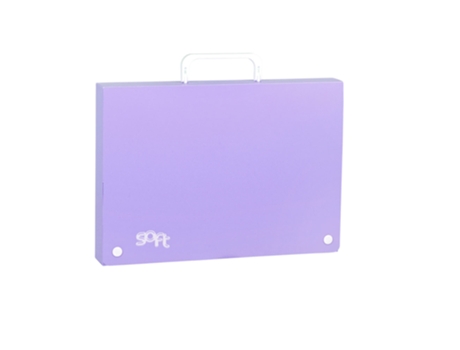 Carpeta de Dibujo CARCHIVO Soft Plástico A4 Malva Pastel C/Asa 60164014