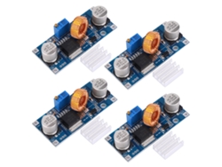 Módulo Convertidor Cc-cc, Regulador De Voltaje Ajustable De 5 A, Fuente De Alimentación Reductora De 4~38 V, 4 Unidades.