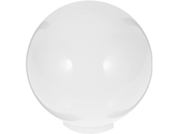 Lámpara De Pie Esférica De Acrílico Blanco Para Patio Y Jardín, Resistente A La Lluvia Y Protectora.
