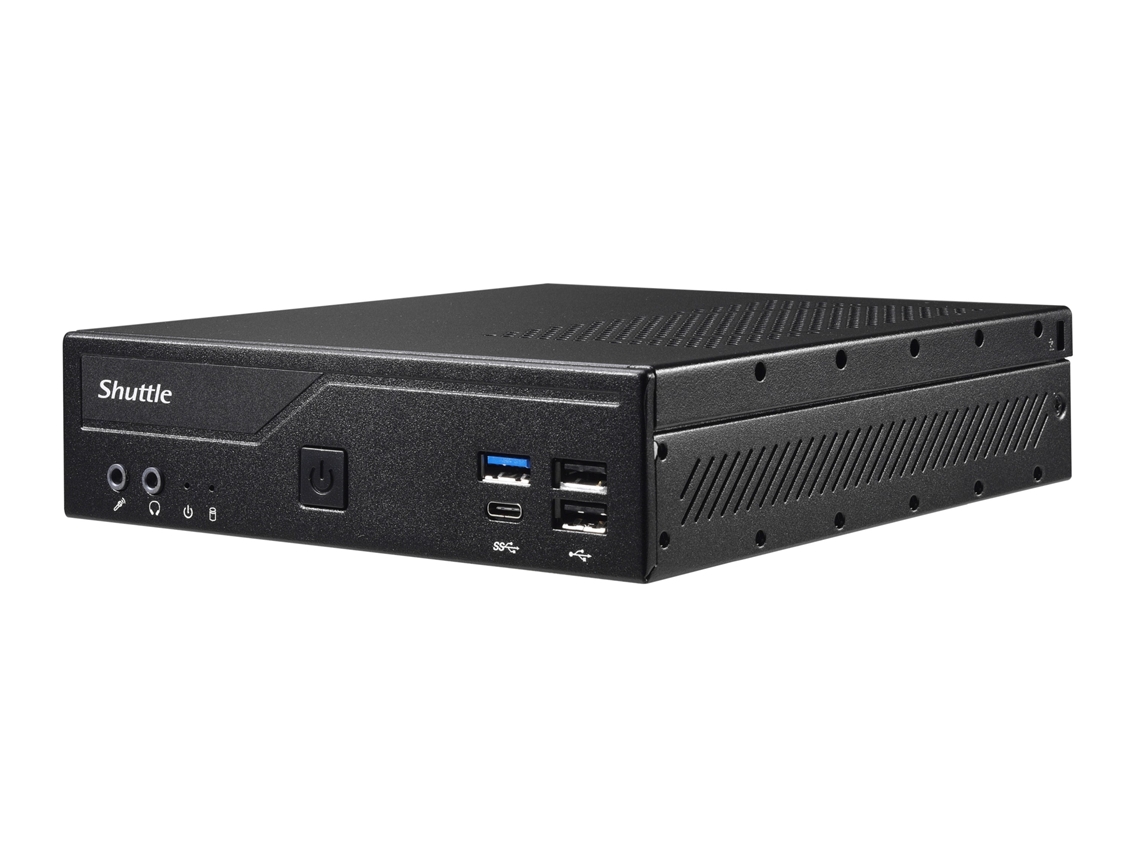 Mini PC SHUTTLE Dh610 Barebone Pc de 1,3L Negro Lga 1700