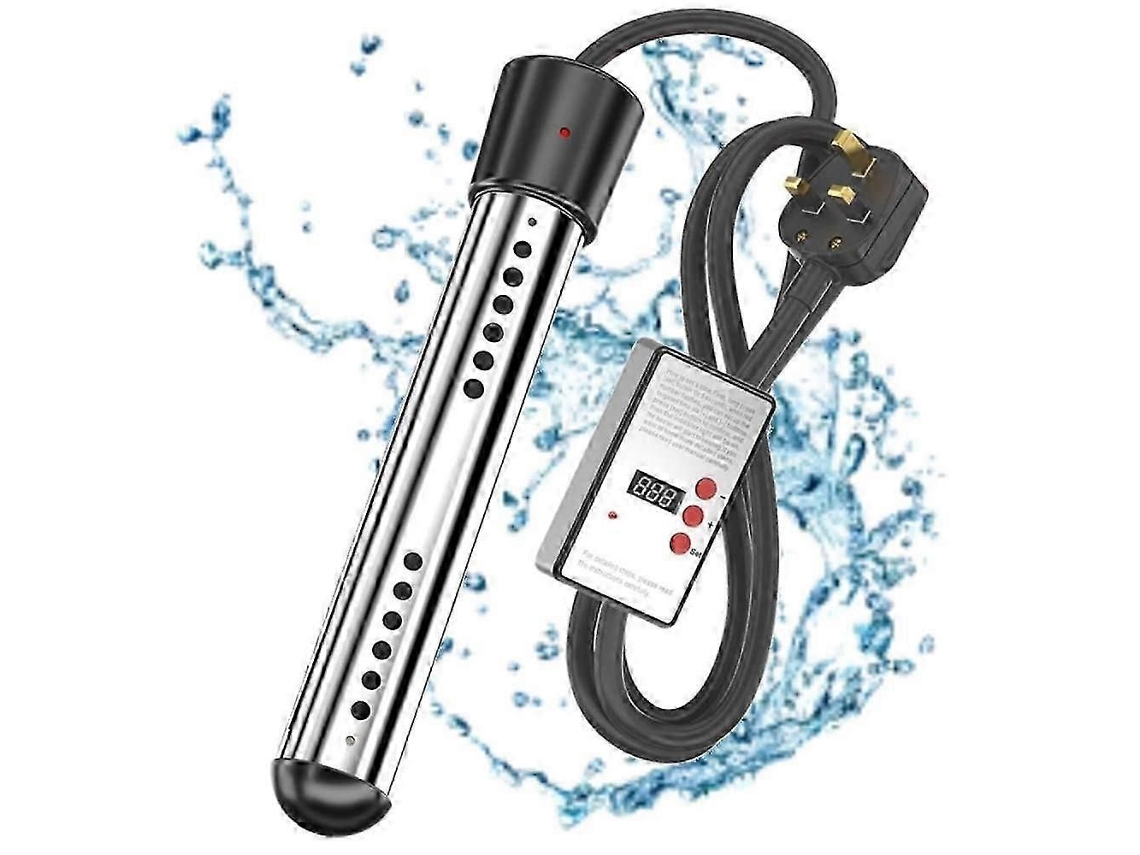 Calentador de agua sumergible de 3000 W para piscinas, con elemento calefactor, GOKOCO