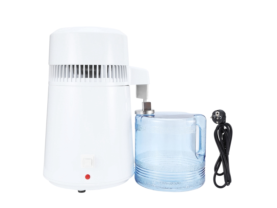 Purificador de agua de destilación de acero inoxidable de 4 l para el hogar (color como se muestra)