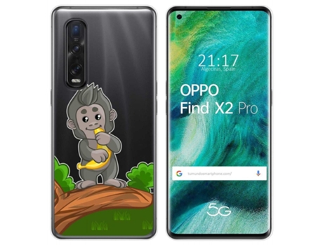 Carcasa Oppo Find X2 Pro TUMUNDOSMARTPHONE Dibujos Transparente