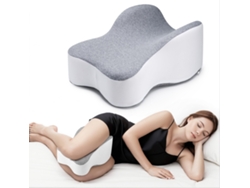 Almohada Para Rodillas De 14 Pulgadas De Largo Para Quienes Duermen De Lado, Gris
