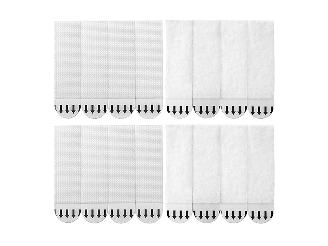 60 pares de tiras adhesivas Command para colgar cuadros, resistentes, no dañan la pared, de doble cara, 16 x 70 mm (120 tiras)